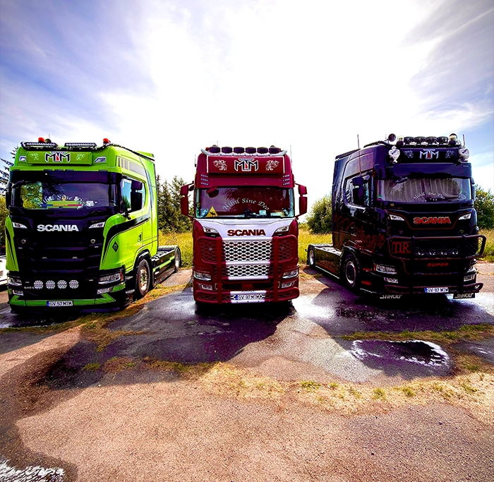 Camion Volvo modern achiziționat recent pentru reînnoirea flotei de transport Matemay Nord